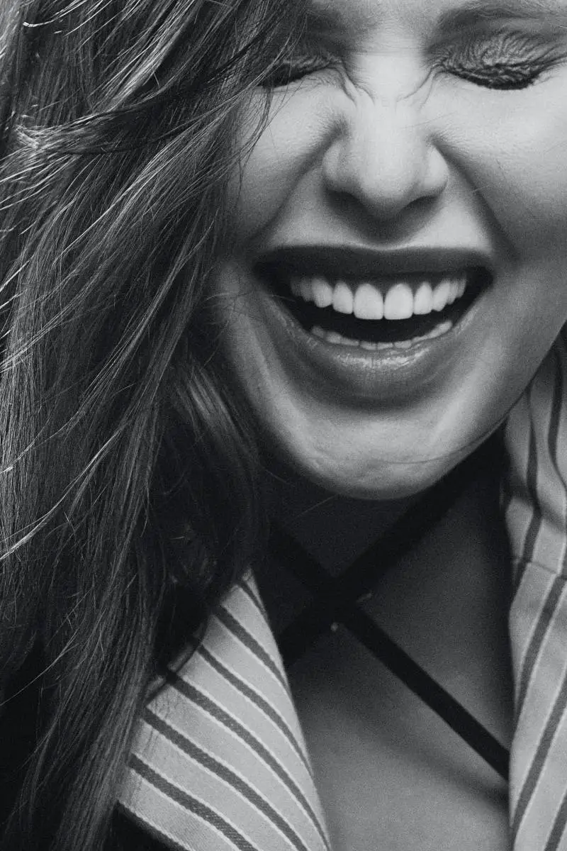 Close-up of a bright, healthy smile after treatment at ZM Dental